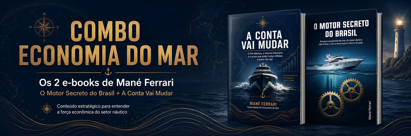 Combo Economia do Mar, os dois e-books de Mané Ferrari