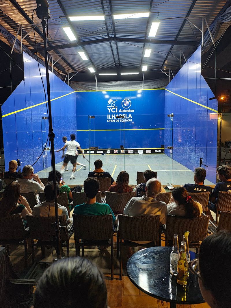 YCI recebe Ilhabela Open de Squash by BMW Autostar, evento do circuito mundial da modalidade